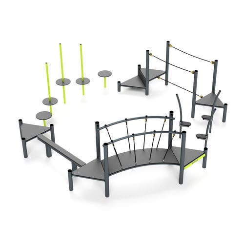 Aire de fitness en plein air pour aire de jeux - 3647S - Astrus Playgrounds - pour école / pour activité sportive / pour espace public