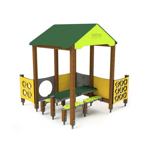Structure de jeu pour aire de jeux - 10024 - Astrus Playgrounds - en bois / en métal / en HDPE