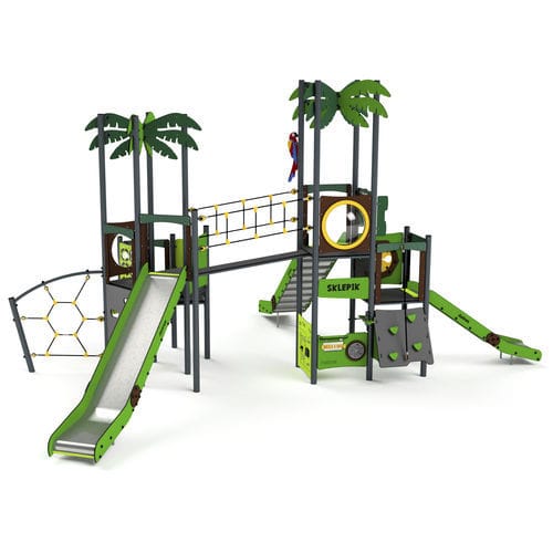 Structure de jeu pour aire de jeux - 11132 - Astrus Playgrounds - en métal / en HDPE / modulaire