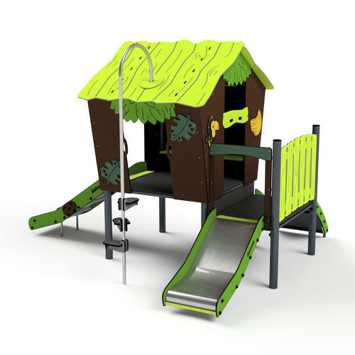 Structure de jeu pour aire de jeux - 11133 - Astrus Playgrounds - en métal / en HDPE / modulaire