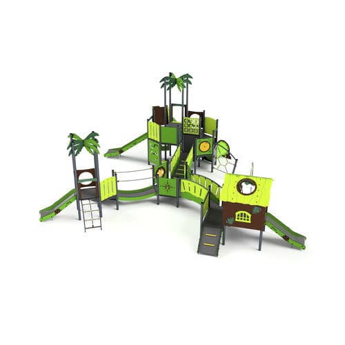 Structure de jeu pour aire de jeux - 11134 - Astrus Playgrounds - en métal / en HDPE / modulaire