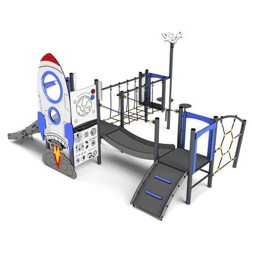 Structure de jeu pour aire de jeux - 11141 - Astrus Playgrounds - pour établissement public / en métal / en HDPE