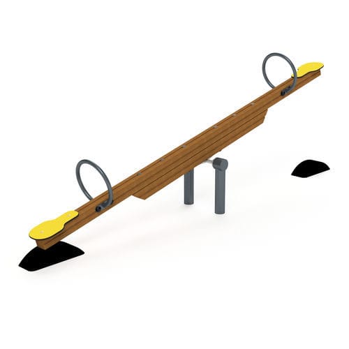 Balançoire à bascule en bois - 3505D - Astrus Playgrounds - en HDPE / pour parc de jeux