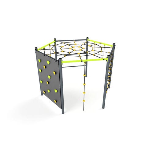 Grimpeur pour aire de jeux - 3606S-1 WITH SPIDER WEB - Astrus Playgrounds - pour parcours de santé