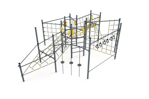 Structure de jeu pour aire de jeux - 3640 - Astrus Playgrounds - en métal / en HDPE / pour escalade