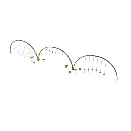 Parcour d'obstacles pour aire de jeux - 3610S - Astrus Playgrounds - passerelle / de slalom / d'extérieur
