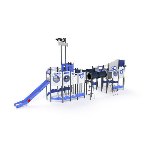Structure de jeu pour aire de jeux - 3016S GALEON - Astrus Playgrounds - en HDPE / en métal