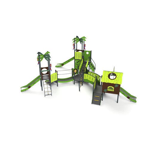 Structure de jeu pour aire de jeux - 11149 - Astrus Playgrounds - pour établissement public / pour collectivité / en acier à revêtement par poudre