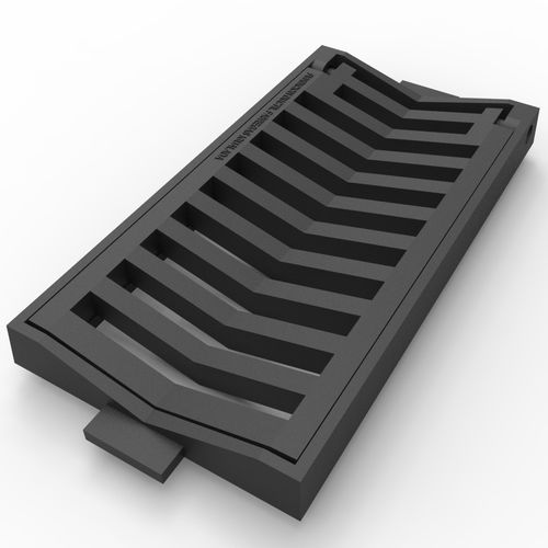 Grille de drainage en fonte - CONCAVE NORTE - Grup Fabregas - pour espace public / pour espace vert