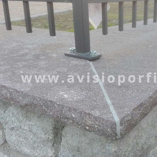 Chaperon de mur pour clôture de jardin - COVERS - Avisio Porfidi S.r.l. - en pierre
