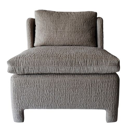Chauffeuse contemporaine - SLIPPER - Studio 19 - en cuir / en tissu