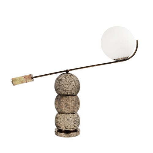 Lampe de table - CATAPULT - Studio 19 - en verre / en onyx / contemporaine