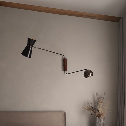 Applique murale contemporaine - THE POINTSMAN - Studio 19 - d'intérieur / en bronze / en cuir