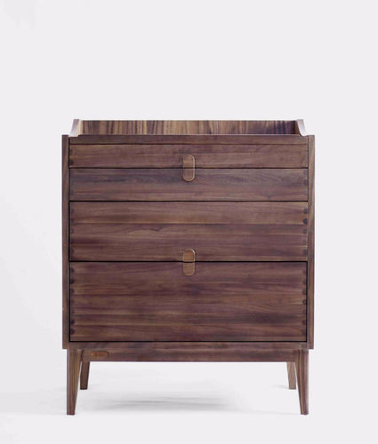Meuble secrétaire contemporain - FOLD - Ziinlife - en chêne / en noyer / avec rangement intégré