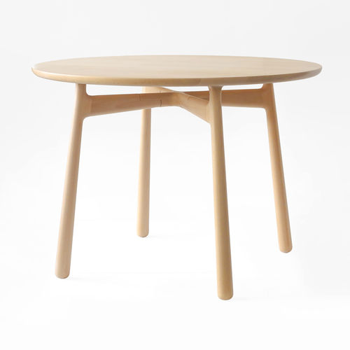 Table à manger contemporaine - COME-TOGETHER - Ziinlife - en hêtre / ronde / résidentielle