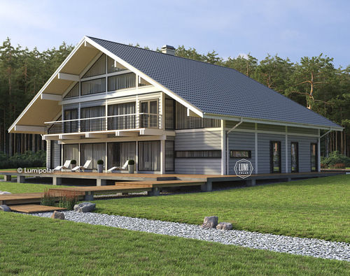 Maison préfabriquée - CHANCE 446 - Lumi Polar - écologique / à économie d'énergie / contemporaine