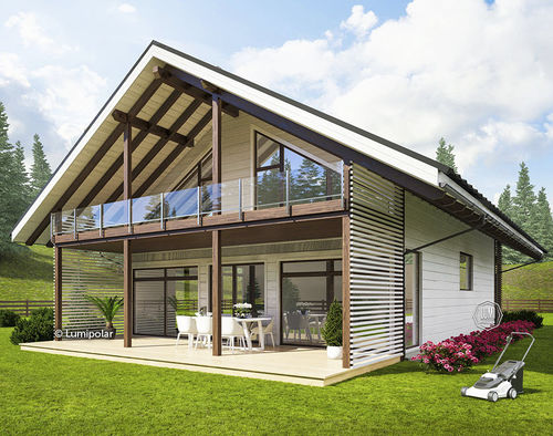 Maison préfabriquée - STEFI 237 - Lumi Polar - écologique / à économie d'énergie / contemporaine