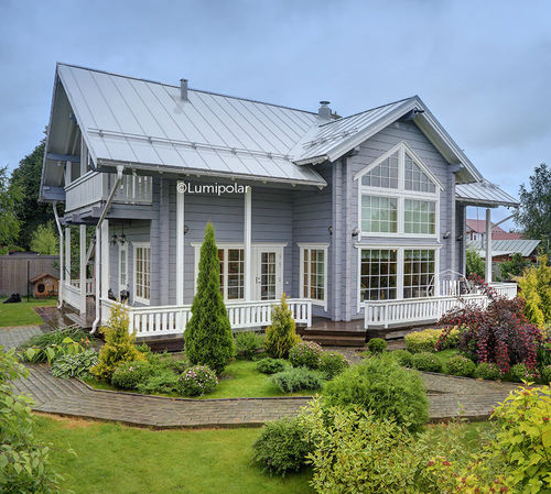 Maison préfabriquée - AMELIA 299 - Lumi Polar - écologique / à économie d'énergie / classique