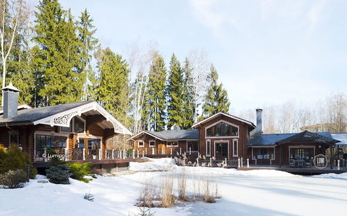 Maison préfabriquée - A LA RUSSE 355 - Lumi Polar - écologique / à économie d'énergie / classique