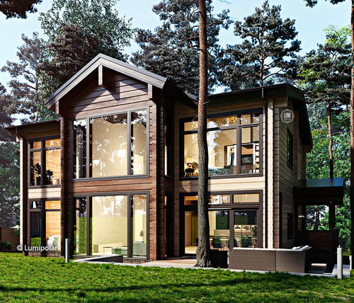 Maison préfabriquée - IZABELL 303 - Lumi Polar - écologique / à économie d'énergie / classique