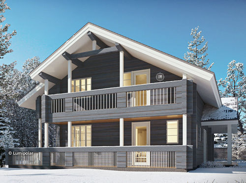 Maison préfabriquée - SAVKINO 264 - Lumi Polar - écologique / à économie d'énergie / classique
