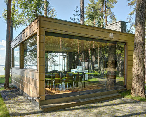 Bâtiment préfabriqué - OXXO  - Lumi Polar - en bois lamellé-collé / ossature bois / professionnel