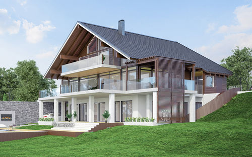 Maison type - VANESSA 407 - Lumi Polar - écologique / à économie d'énergie / contemporaine