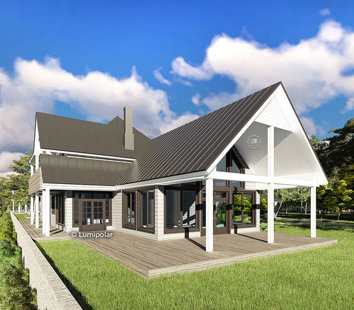 Maison type - GRAND PRAIRIE 343 - Lumi Polar - écologique / à économie d'énergie / contemporaine