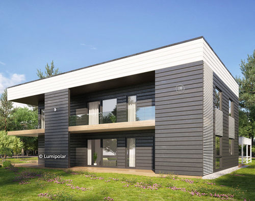 Maison type - IMPULSE 618 - Lumi Polar - écologique / à économie d'énergie / contemporaine