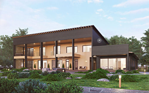 Maison type - STATUS 486 - Lumi Polar - écologique / à économie d'énergie / contemporaine