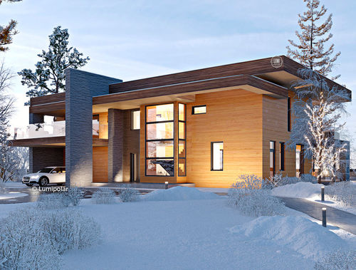 Maison type - CHARISMA 618 - Lumi Polar - écologique / à économie d'énergie / contemporaine