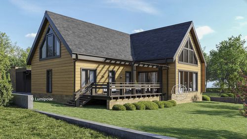 Maison type - KAVERI - Lumi Polar - modulaire / contemporaine / avec terrasse