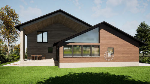 Maison type bungalow - DIALOG - Lumi Polar - modulaire / contemporaine / de plain-pied