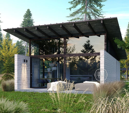 Maison préfabriquée - Neo Ray 60 - Lumi Polar - écologique / à économie d'énergie / contemporaine