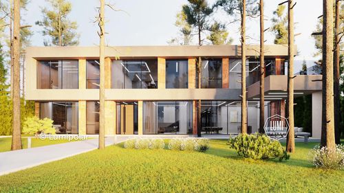 Maison type - FASHION 668 - Lumi Polar - moderne / à bois / en laine de roche