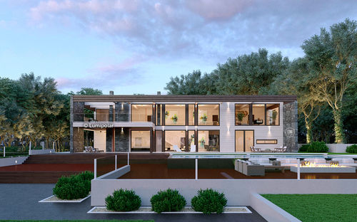 Maison type - EXTRAVAGANT 364 - Lumi Polar - moderne / à ossature bois / résidentielle