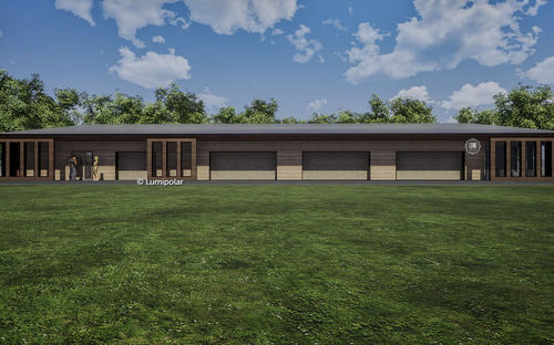 Bâtiment modulaire - GABY 245 - Lumi Polar - pour garage