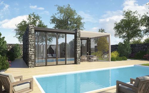 Maison préfabriquée - ROCK PLAISIR 67 - Lumi Polar - moderne / contemporaine / avec terrasse
