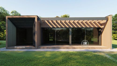 Maison préfabriquée - ETIKETT 134 - Lumi Polar - moderne / contemporaine / de plain-pied