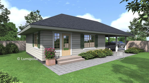Maison préfabriquée - BARONESS 63 - Lumi Polar - modulaire / contemporaine / de plain-pied