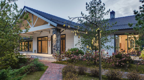 Maison préfabriquée - DESSERT 391 - Lumi Polar - contemporaine / en pin