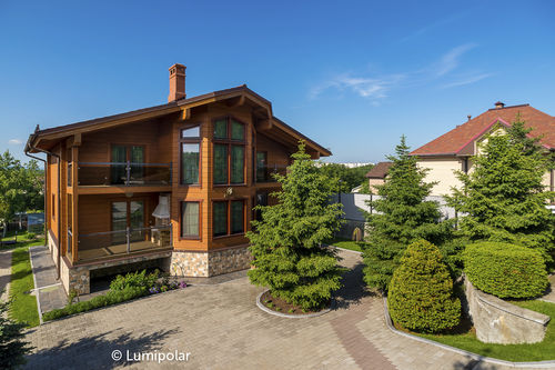 Maison préfabriquée - SARIBELL - Lumi Polar - classique / à 2 étages / en bois