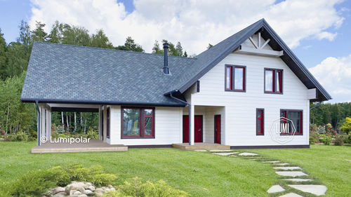 Maison préfabriquée - KADET 314 - Lumi Polar - moderne / avec terrasse / de plain-pied