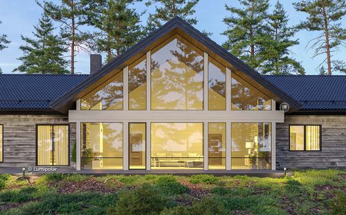 Maison préfabriquée - AISEDORA 353 - Lumi Polar - contemporaine / de plain-pied / en bois