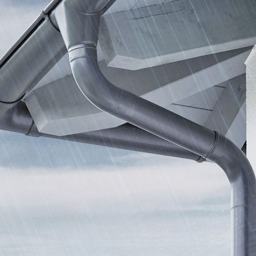 Gouttière acier - COLOFER® ROBUST RAIN - voestalpine - en acier galvanisé / demi-ronde / carrée