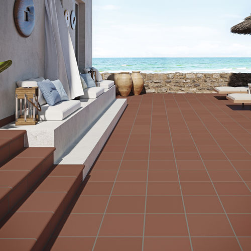 Carrelage en céramique - CATÍ - Exagres - finition naturelle / rustique / pour plage de piscine