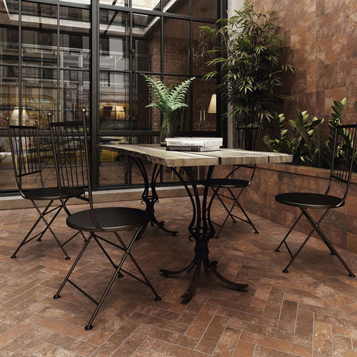 Carrelage en céramique - MANHATTAN RED - Exagres - mat / émaillé / d'intérieur