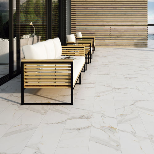 Carrelage en grès cérame - MARBLES CALACATTA  - Exagres - mat / émaillé / d'intérieur