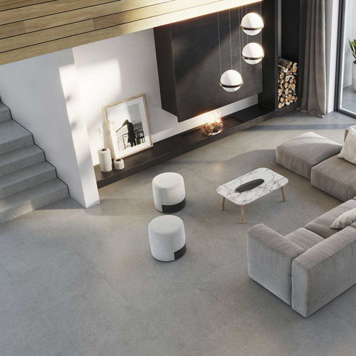 Carrelage en grès cérame - MILÁN GRIS - Exagres - mat / émaillé / lisse