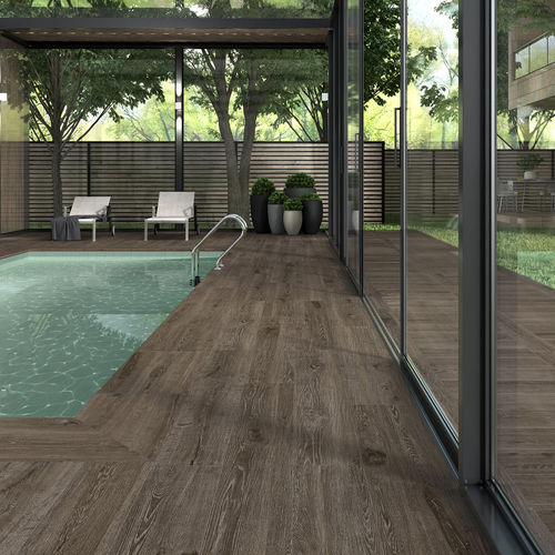 Carrelage en grès cérame - YOHO TECA  - Exagres - mat / émaillé / d'intérieur